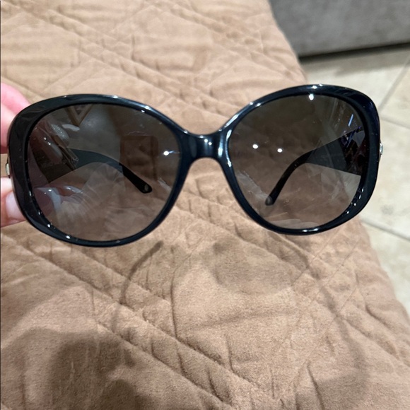 Versace Accessories - Versace Black Oversized Sunglasses